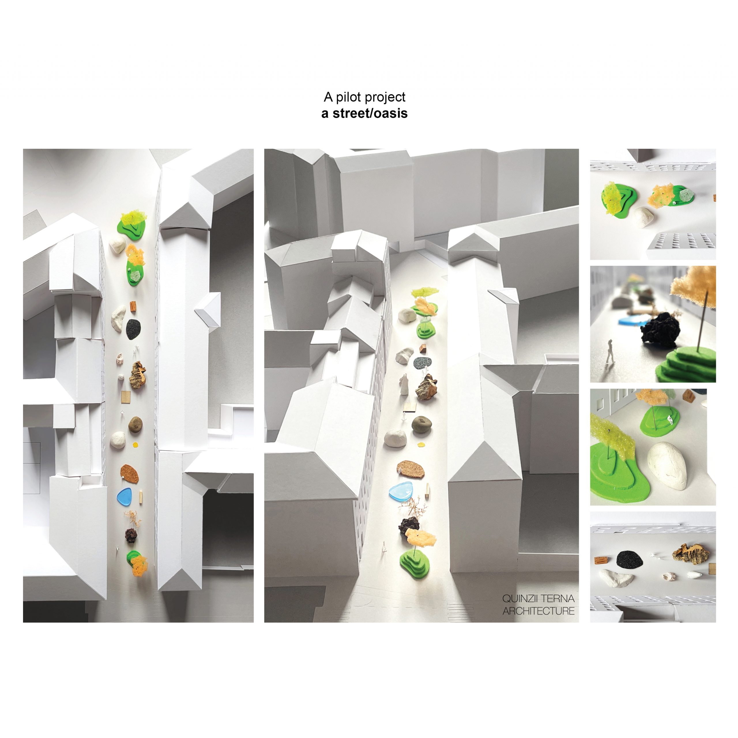 “A new Oasis Street in Milan”. Maquette by Quinzii Terna Architecture (2024-2025)