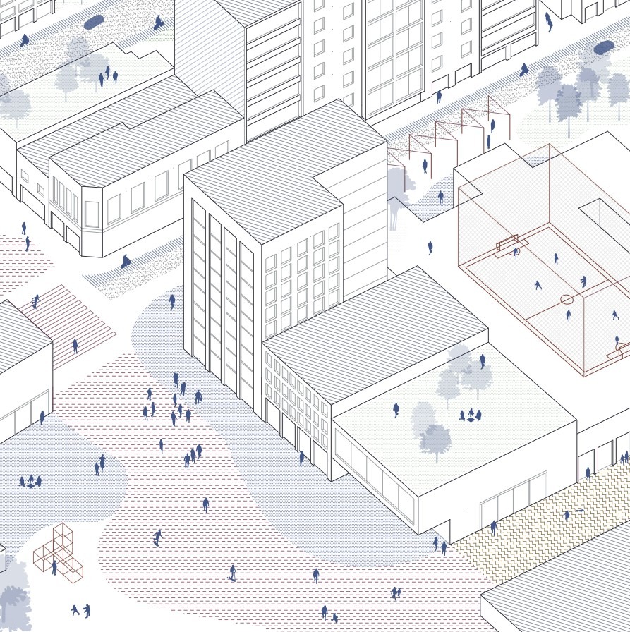 "Laços urbanos urban connections". Image by the Author (2020)