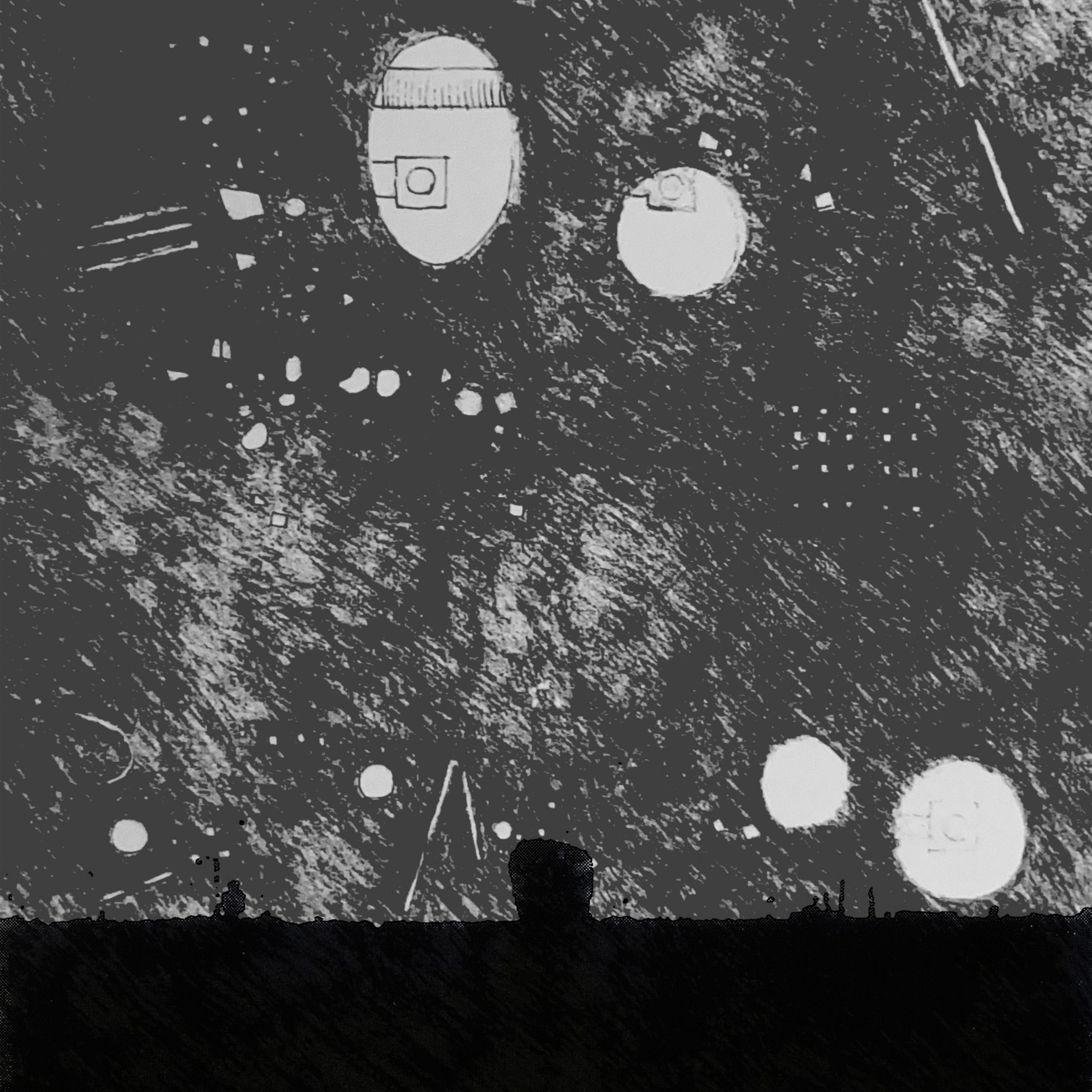 "Discrete Bigness". Collage by the author, based on original sketches by Hara and Koolhaas (2025)